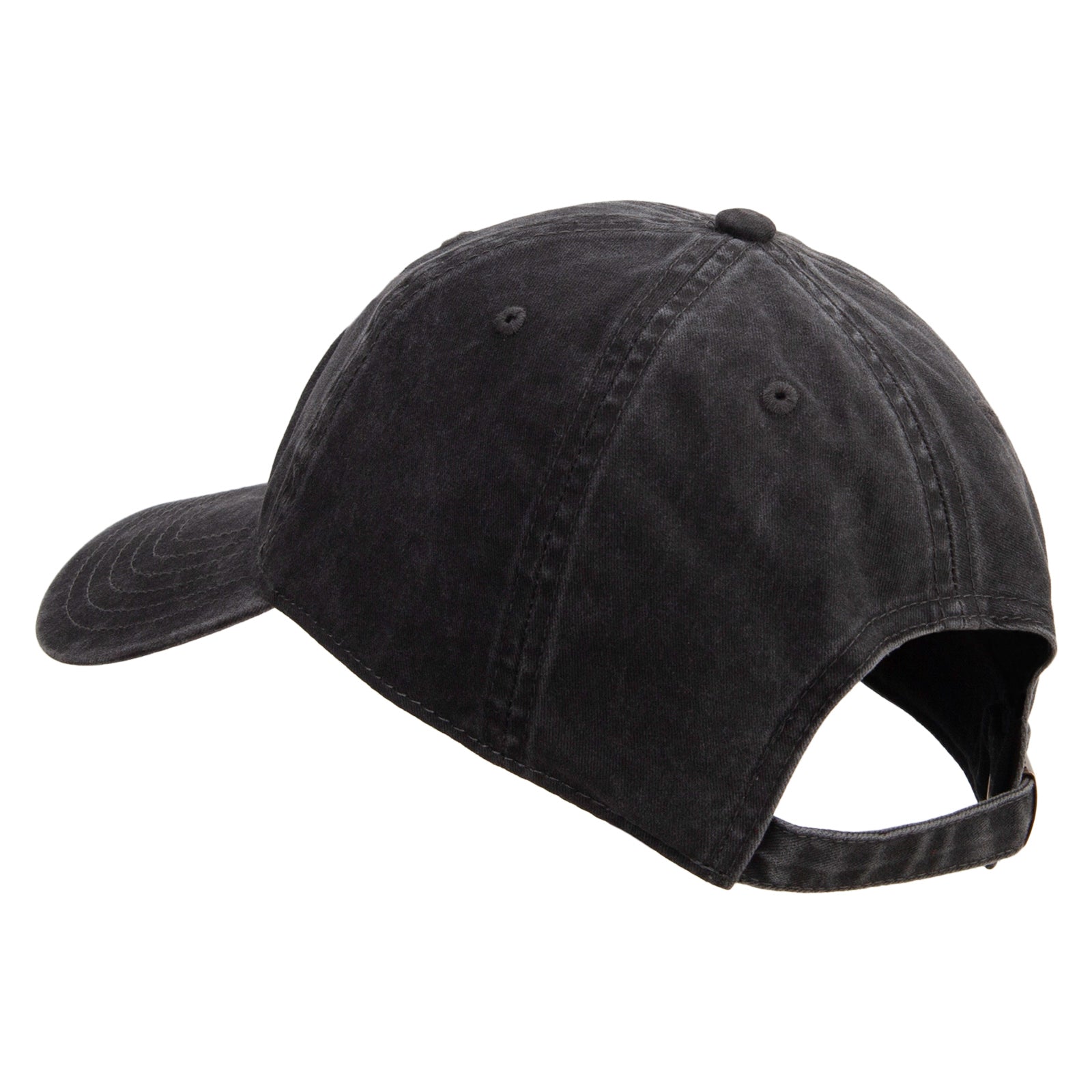 US Army Aviation Embroidered Washed Solid Pigment Dyed Cotton Twill Brass Buckle Cap