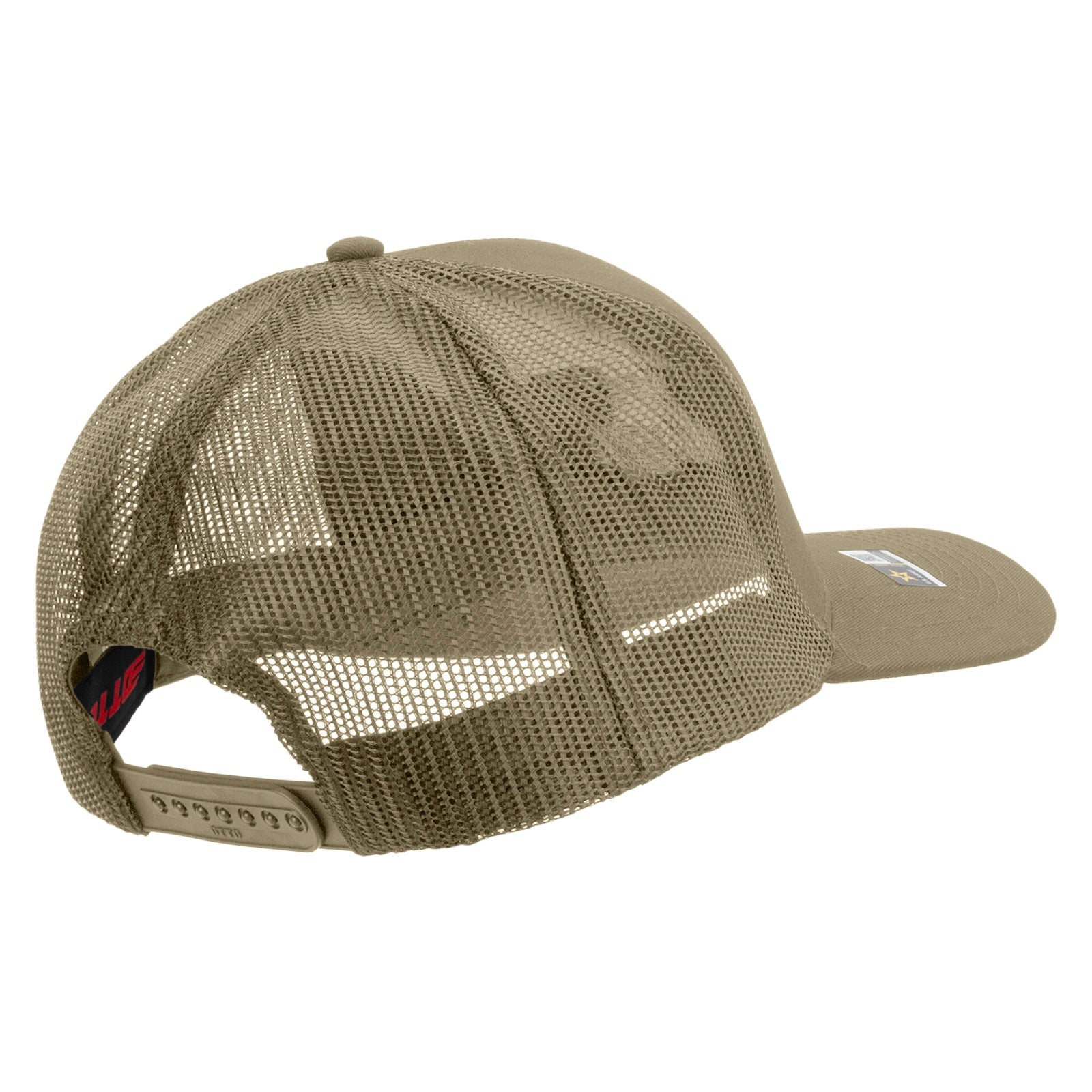 Star US Army Veteran Military Embroidered Solid Cotton Twill Mesh Prostyle Cap