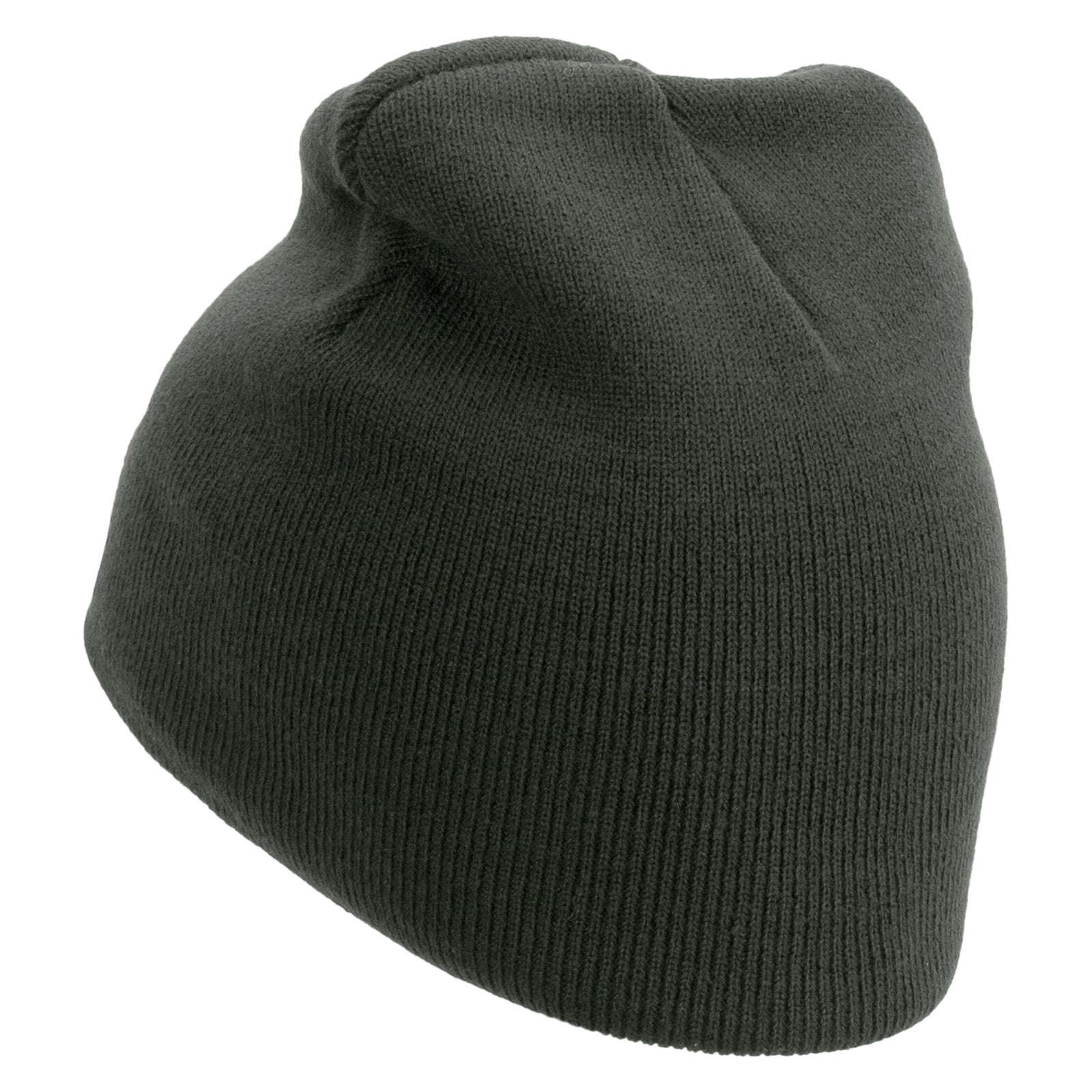 US Paratrooper Veteran Embroidered 8 Inch Knitted Short Beanie